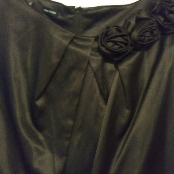 Black Dress with Black Flowers - Picture 8 of 8